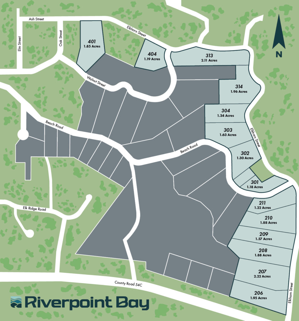 Riverpoint Lot Layout